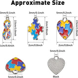 Autism Charm with Lobster Claw Clasp Butch's Badges