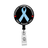 Prostate Cancer Awareness - Retractable Badge Holder - Badge Reel - Lanyards - Stethoscope Tag / Style Butch's Badges