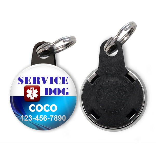 Service Dog - Pet ID Tag Butch's Badges