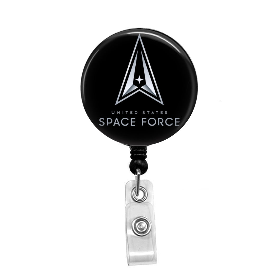 U.S. Space Force - Retractable Badge Holder - Badge Reel - Lanyards -  Stethoscope Tag / Style