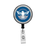 TSA Dept. of Homeland Security - Retractable Badge Holder - Badge Reel - Lanyards - Stethoscope Tag / Style Butch's Badges