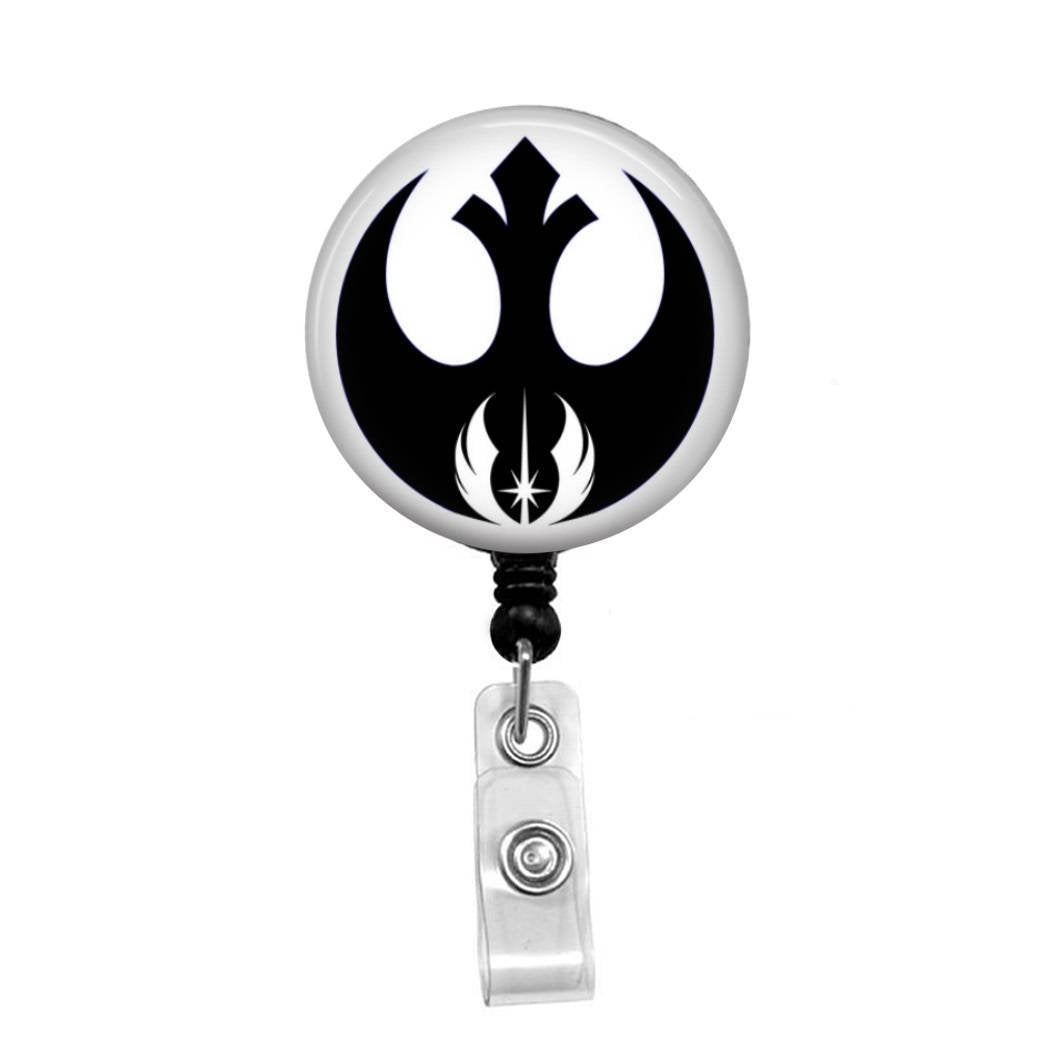 Star Wars, Rebel Alliance - Retractable Badge Holder - Badge Reel -  Lanyards - Stethoscope Tag / Style