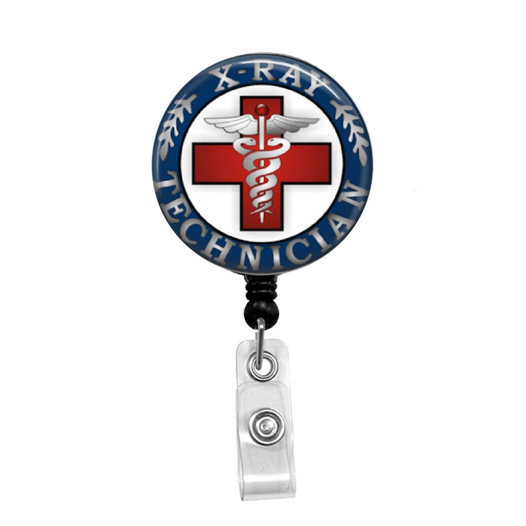 X-Ray Technician - Retractable Badge Holder - Badge Reel - Lanyards -  Stethoscope Tag / Style