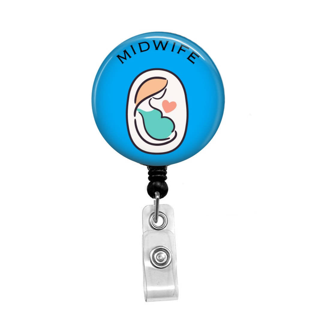 Stork Badge Reel for Nurses and OBGYNs