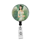 Guardian Angel - Retractable Badge Holder - Badge Reel - Lanyards - Stethoscope Tag / Style Butch's Badges
