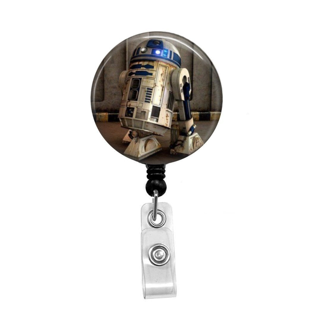 Star Wars, R2D2 - Retractable Badge Holder - Badge Reel - Lanyards -  Stethoscope Tag / Style