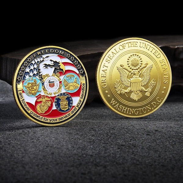 Military Challenge Coin Butch's Badges