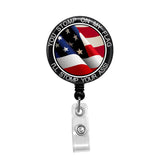 Patriotic American Flag - Retractable Badge Holder - Badge Reel - Lanyards - Stethoscope Tag / Style Butch's Badges