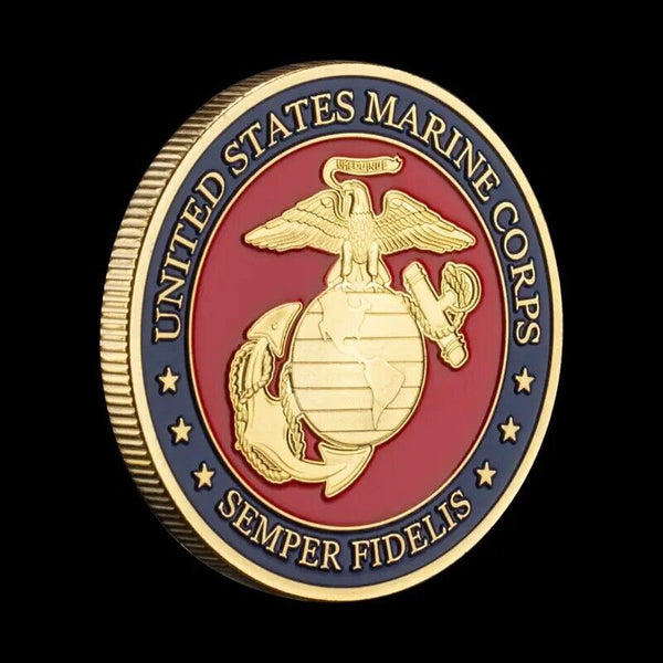 Marine Corps Challenge Coin Butch's Badges