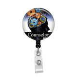 Counselor - Retractable Badge Holder - Badge Reel - Lanyards - Stethoscope Tag / Style Butch's Badges