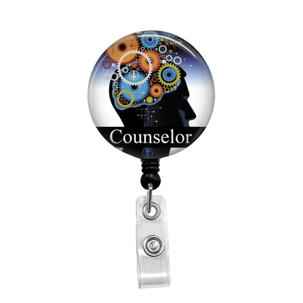 Counselor - Retractable Badge Holder - Badge Reel - Lanyards