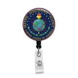 Defense Intelligence Agency - Retractable Badge Holder - Badge Reel - Lanyards - Stethoscope Tag / Style Butch's Badges