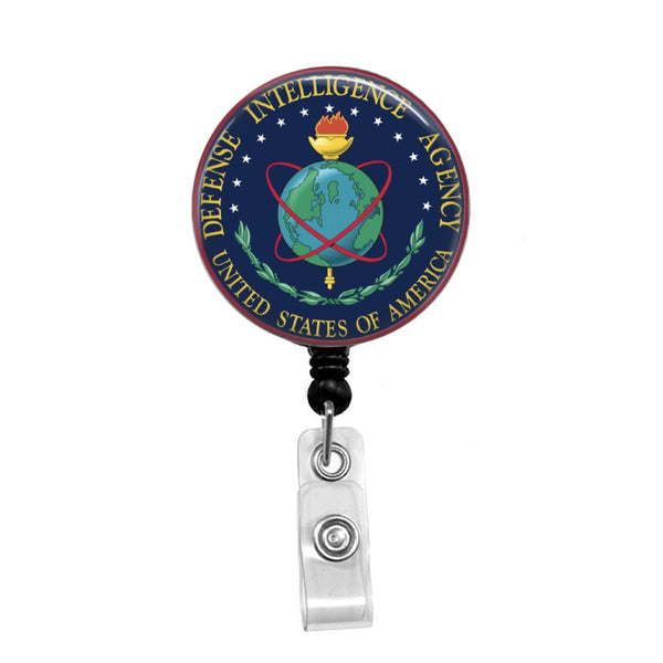 Defense Intelligence Agency - Retractable Badge Holder - Badge