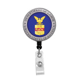 US Department of Labor - Retractable Badge Holder - Badge Reel - Lanyards - Stethoscope Tag / Style Butch's Badges