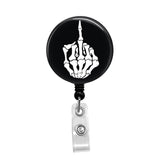 F You - Retractable Badge Holder - Badge Reel - Lanyards - Stethoscope Tag / Style Butch's Badges