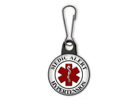 Medic Alert Hypertension - Zipper Pull, Luggage Tag, Backpack Tag Butch's Badges