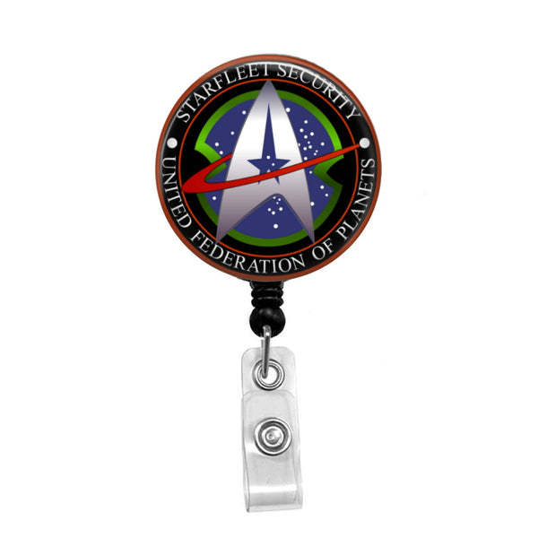 Star Trek, Starfleet Security - Retractable Badge Holder - Badge Reel -  Lanyards - Stethoscope Tag / Style