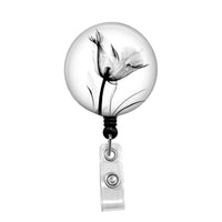 X-Ray Flower, Radiology Tech - Retractable Badge Holder - Badge Reel - Lanyards - Stethoscope Tag / Style Butch's Badges