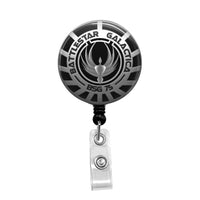 Battlestar Galactica - Retractable Badge Holder - Badge Reel - Lanyards - Stethoscope Tag / Style Butch's Badges