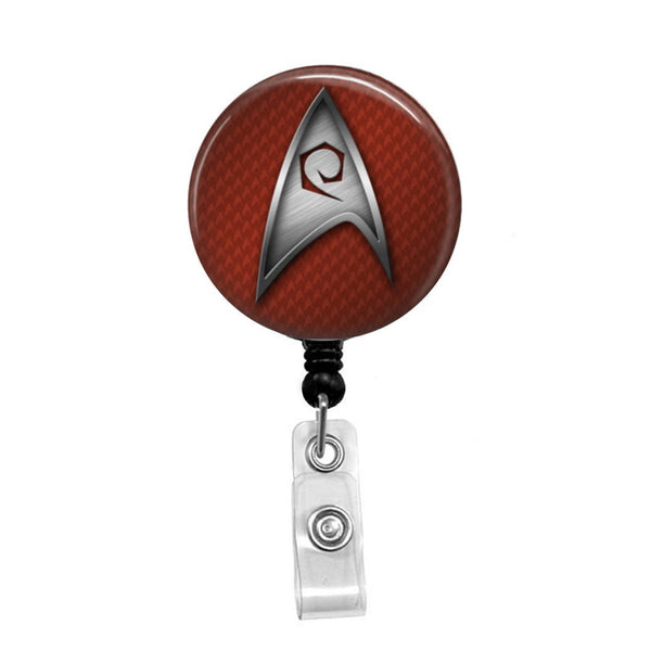 Star Trek, Original Engineering Badge - Retractable Badge Holder - Badge Reel - Lanyards - Stethoscope Tag / Style Butch's Badges