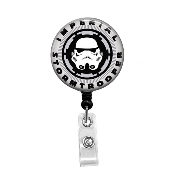Star Wars, Imperial Stormtrooper - Retractable Badge Holder - Badge Reel -  Lanyards - Stethoscope Tag / Style