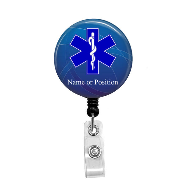 Personalized Medical Badge 2, Add your Name and Credentials -Retractable Badge Holder - Badge Reel - Lanyards - Stethoscope Tag / Style Butch's Badges