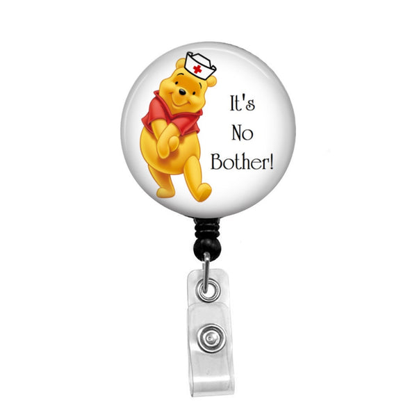 Winnie The Pooh Nurse - Retractable Badge Holder - Badge Reel - Lanyards -  Stethoscope Tag / Style