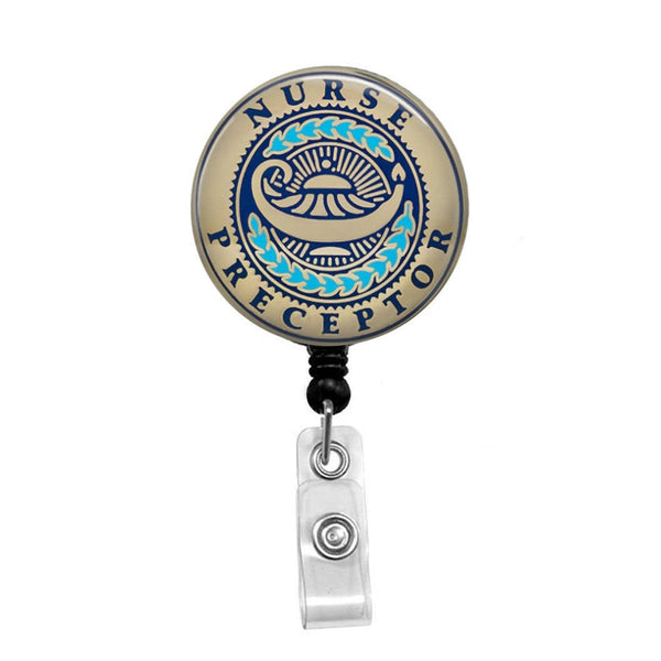 Nurse Preceptor - Retractable Badge Holder - Badge Reel - Lanyards