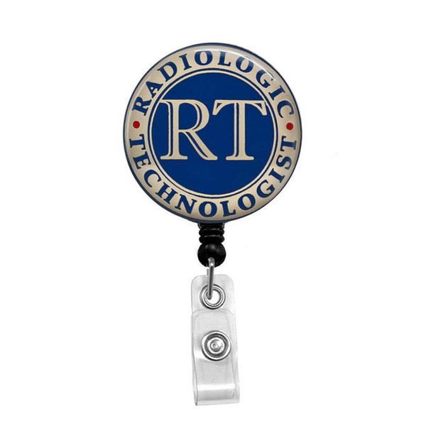 Radiologic Technologist - Retractable Badge Holder - Badge Reel - Lanyards - Stethoscope Tag / Style Butch's Badges
