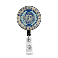 Critical Care Nursing - Retractable Badge Holder - Badge Reel - Lanyards - Stethoscope Tag / Style Butch's Badges