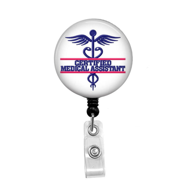 Certified Medical Assistant 2, CMA - Retractable Badge Holder