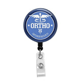 Orthopedic Nurse / Tech - Retractable Badge Holder - Badge Reel - Lanyards - Stethoscope Tag / Style Butch's Badges
