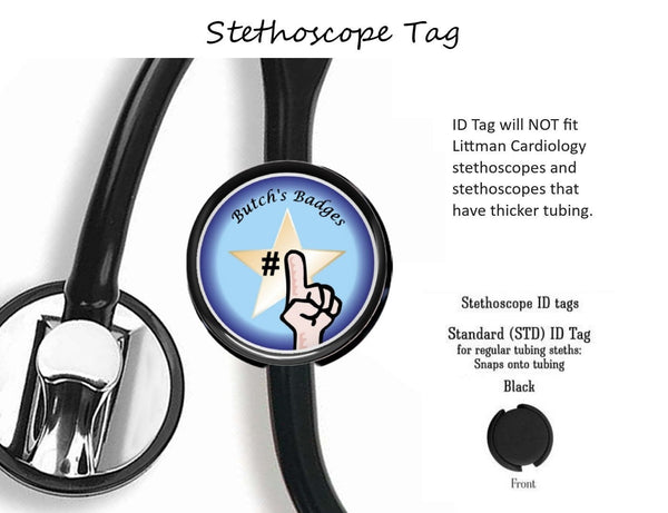  [EXCEART] 4pcs Stethoscope Badge Holder Owl Badge