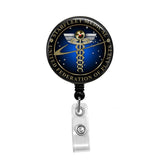 Star Trek, Starfleet Medical - Retractable Badge Holder - Badge Reel - Lanyards - Stethoscope Tag / Style Butch's Badges