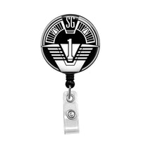 Stargate SG1 - Retractable Badge Holder - Badge Reel - Lanyards - Stethoscope Tag / Style Butch's Badges