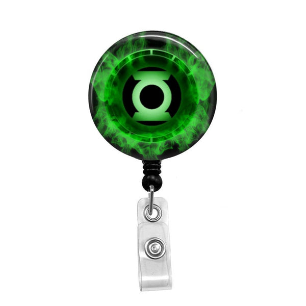Green Lantern - Retractable Badge Holder - Badge Reel - Lanyards