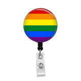 Pride - Retractable Badge Holder - Badge Reel - Lanyards - Stethoscope Tag / Style Butch's Badges