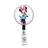 Minnie Mouse - Retractable Badge Holder - Badge Reel - Lanyards - Stethoscope Tag / Style Butch's Badges