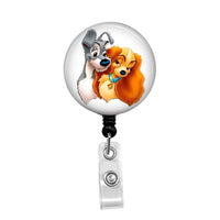 Lady and the Tramp - Retractable Badge Holder - Badge Reel - Lanyards - Stethoscope Tag / Style Butch's Badges