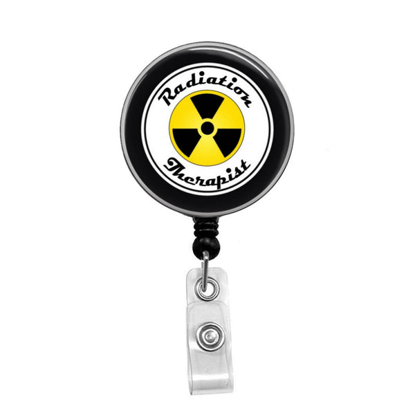 Nuclear Medicine, Radiation Therapist - Retractable Badge Holder - Badge Reel - Lanyards - Stethoscope Tag / Style Butch's Badges