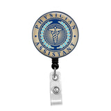 Physician's Assistant, PA - Retractable Badge Holder - Badge Reel - Lanyards - Stethoscope Tag / Style Butch's Badges