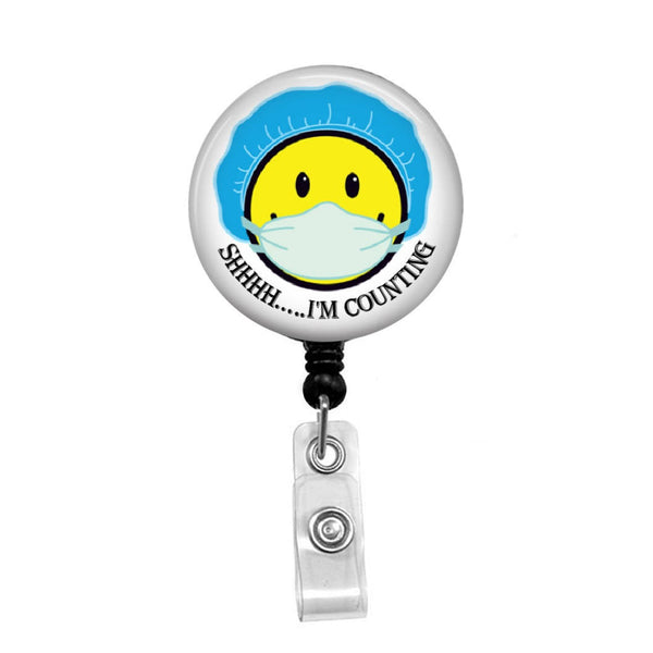 Smiley Face Badge Reel - Smiley Face Badge Holder - Smiley Face