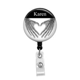 X-Ray Hands, Radiology Tech personalized - Retractable Badge Holder - Badge Reel - Lanyards - Stethoscope Tag / Style Butch's Badges
