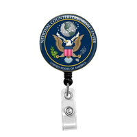 National Counterterrorism Center - Retractable Badge Holder - Badge Reel - Lanyards - Stethoscope Tag / Style Butch's Badges