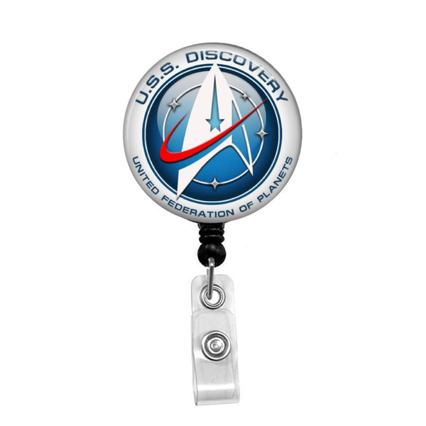 Star Trek Discovery - Retractable Badge Holder - Badge Reel - Lanyards - Stethoscope Tag / Style Butch's Badges