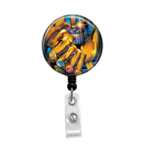 Thanos - Retractable Badge Holder - Badge Reel - Lanyards - Stethoscope Tag / Style Butch's Badges