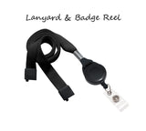 Lung Cancer Awareness - Retractable Badge Holder - Badge Reel - Lanyards - Stethoscope Tag / Style Butch's Badges