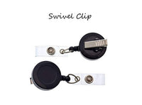 Flash 2 - Retractable Badge Holder - Badge Reel - Lanyards - Stethoscope Tag / Style Butch's Badges