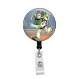Buz Lightyear from Toy Story - Retractable Badge Holder - Badge Reel - Lanyards - Stethoscope Tag / Style Butch's Badges
